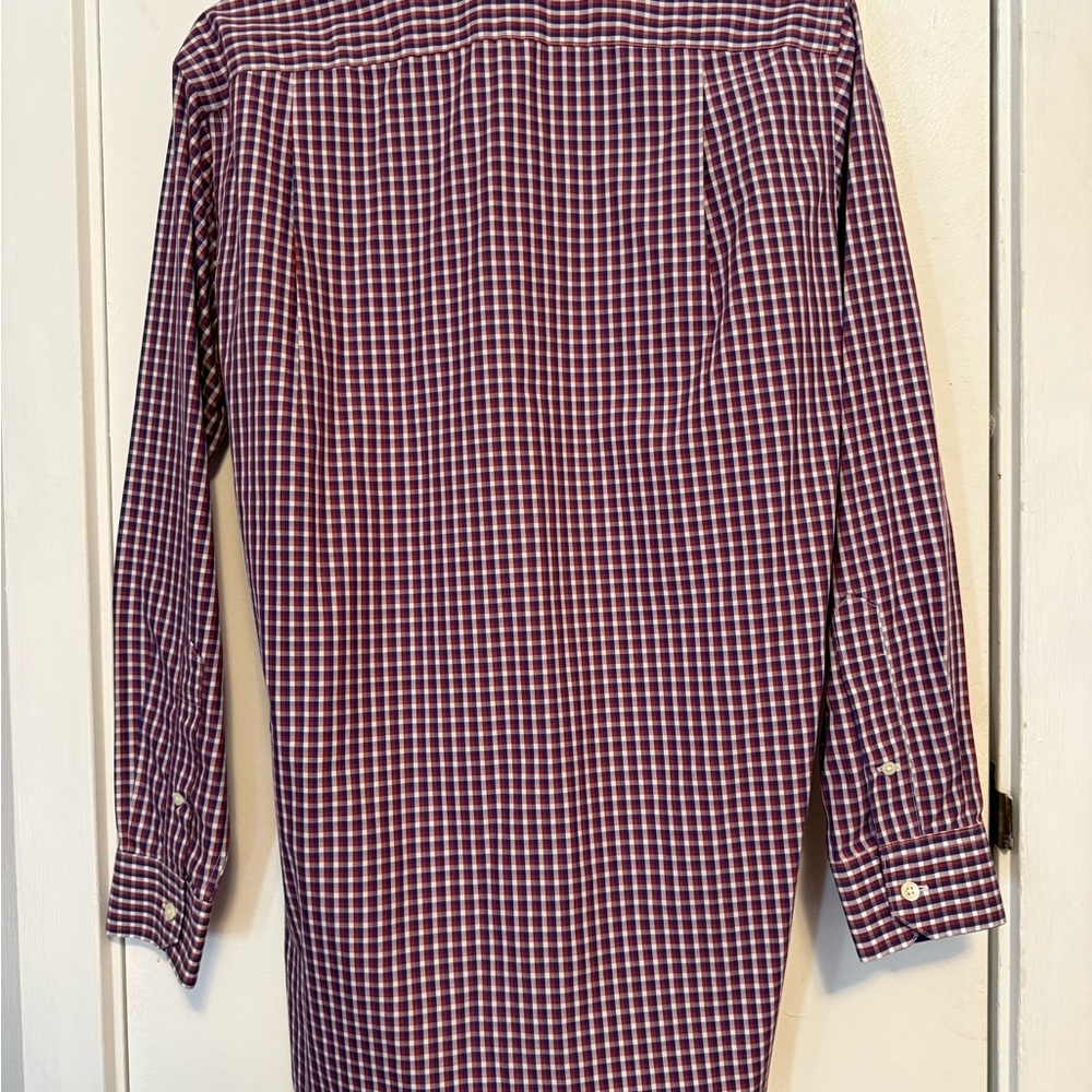 Men's‎ Paul Frederick Shirt - Purple  and Red - Picture 2 of 3